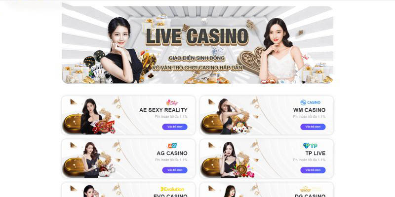 Giao diện casino trực tuyến uy tín xoso66 hiện đại nhất