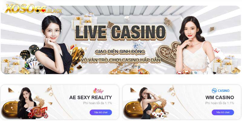 Giới thiệu nhà cái sở hữu sảnh casino online uy tín nhất hiện nay - Xoso66