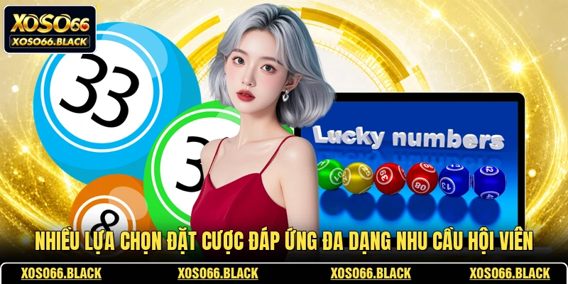 Nhiều lựa chọn đặt cược đáp ứng đa dạng nhu cầu hội viên